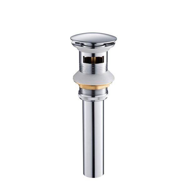 Kibi Pop Up Drain Stopper for Bathroom with Overflow KPW102CH